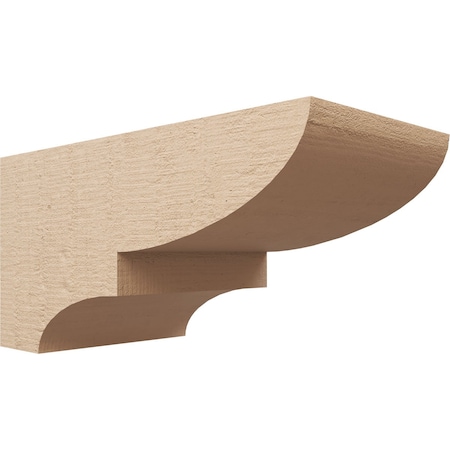 11in. W X 22in. D X 11in. H Series 3 Wide Ridgewood Rough Cedar Woodgrain TimberThane Corbel, Tan